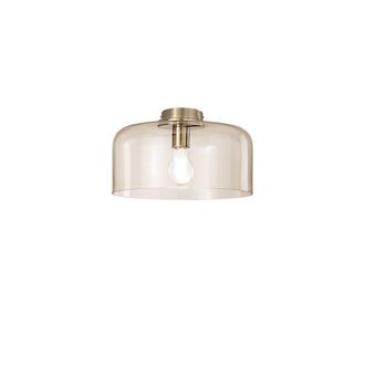 Luce-Ambiente-Design Gibus Ceiling Light in Amber Glass 30 Cm. &oslash;