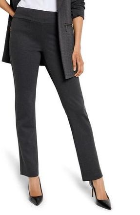 Nic+Zoe Ponte Knit Pull-On Pants in Charcoal at Nordstrom Rack, Size X-Large