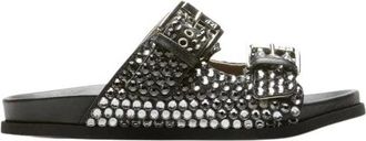 N&deg;21 Schoenen, Dames, Zwart, 40 EU, Leer, Sandalo Ciabatta N&deg;21