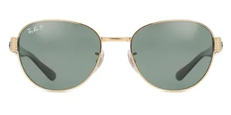 Ray-Ban RB3766CH Polarized 001/O9 Mens Sunglasses Gold Size 54