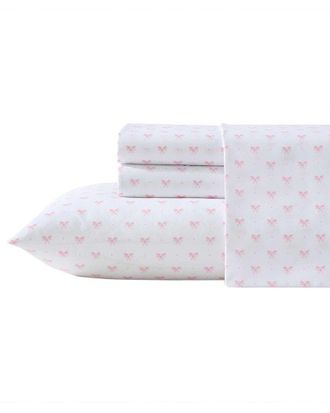 Laura Ashley Lovely Bows Ultra Soft Sheet Set