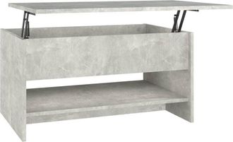 vidaXL Vidaxl - Coffee Table Concrete Grey 80x50x40 cm Engineered Wood