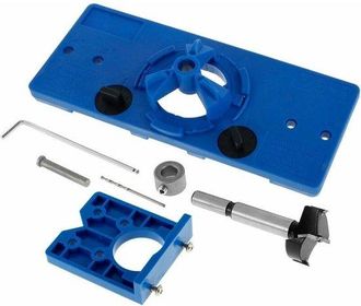 OEM Juego De Plantillas De Perforaci&oacute;n Para Bisagras De 35 Mm - Plantilla De Perforaci&oacute;n Invisible Para Bisagras Con Tope De Profundidad