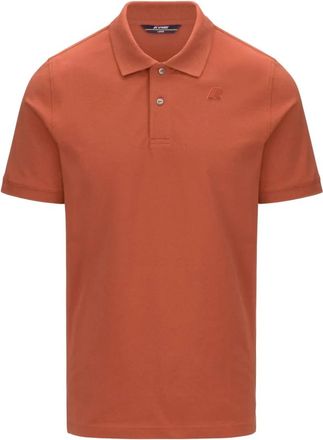 K-Way Amedee Polo - Heren - Polos - Oranje - M - Katoen - Tops