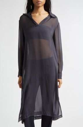 Paloma Wool Sabre Silk Tunic Top in Grey at Nordstrom, Size X-Large