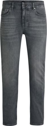 BOSS Delaware Slim-fit jeans in gray stretch denim