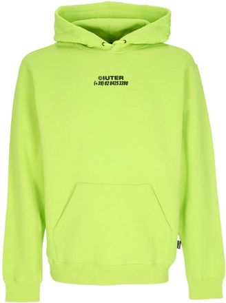 Iuter Paarden Lime Hoodie Lange Mouw - Heren - Hoodies - Groen - XS - Katoen - Hoodies & sweatvesten