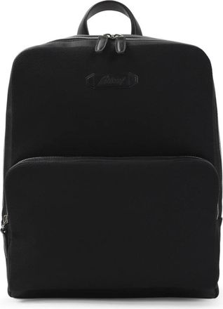 Brioni Rugzak - Heren - Rugzakken - Zwart - ONE Size - Leer - Tassen