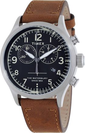 Timex Waterbury Quartz Black Dial Mens Watch TW2R70900