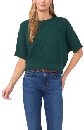 Halogen Short Sleeve Sweater in Wise at Nordstrom Rack, Size Small