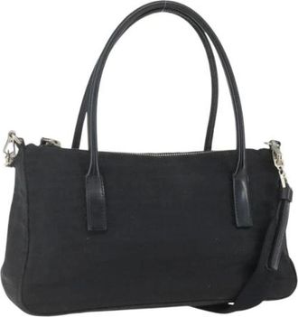 Prada Pre-owned Handbags, female, Black, Size: ONE SIZE Pre-owned Vintage Handbag