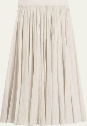 Toteme Crinkled Plisse Maxi Skirt