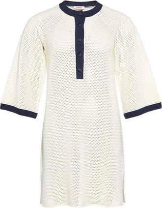 Eres Elegante Beige Tuniek Top - Dames - Korte kleedjes - Wit - M - Kleedjes