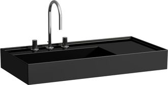 Laufen Kartell Lavabo Sobre Encimera, Repisa Derecha, 3 Agujeros - Laufen