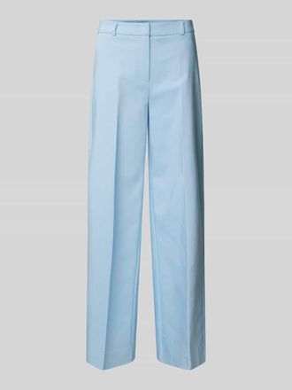 Comma Stoffhose mit Bundfalten in Blau, Gr&ouml;&szlig;e 44