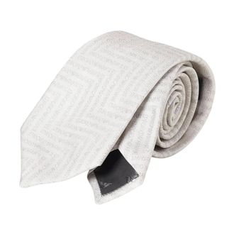 Emporio Armani Heren, Accessoires, Beige, Maat: ONE Size Zijde