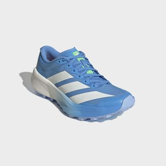 ADIDAS TERREX Trailrunningschuh ADIDAS TERREX, Damen, Gr. 38,5, blau burst, sanftes wei&szlig;, lime burst, Synthetik, Textil, Schuhe Trailrunningschuh