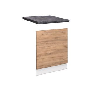 Vicco Panel Frontal Fame-line, Roble Dorado, 60 Cm, Et Antracita