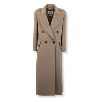 Max Mara Dames, Mantels, Bruin, Maat: XS Viscose