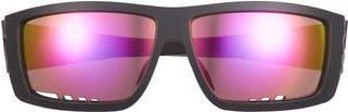 Philipp Plein 64mm Sport Sunglasses in Black Black Pink at Nordstrom Rack