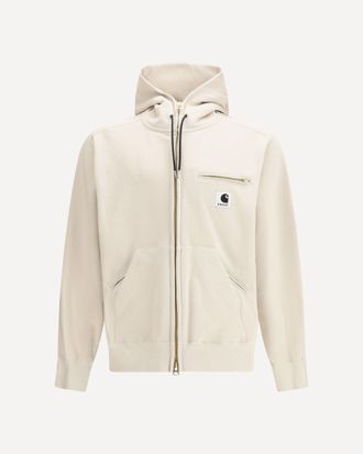 sacai Cotton jersey Hoodie by Sacai + Carhartt WIP Male 1