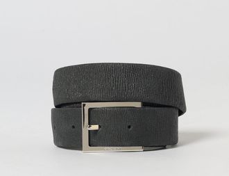 Orciani Cintura Orciani reversibile in pelle a grana elasticizzata