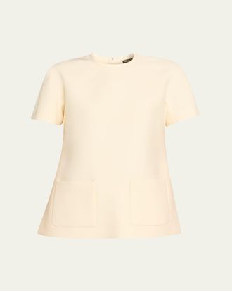 Loro Piana Irina Short-Sleeve Shirt