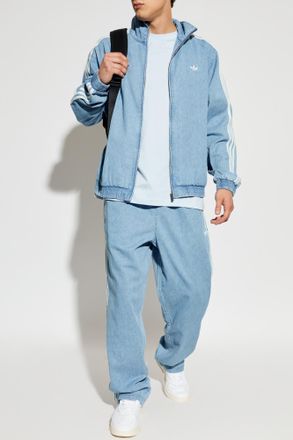 adidas Trousers With Logo, Mens, Blue