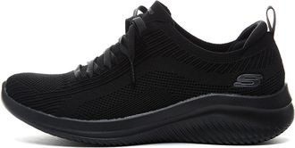 Skechers Womens Ultra Flex 3.0 Big Plan Sneaker, Black, 4.5 UK