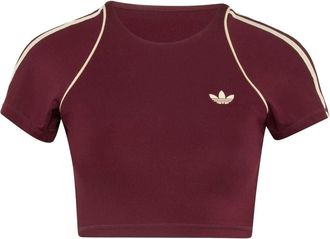 adidas (WMNS) adidas Sport Superstar Bra T-Shirt Asia Sizing Maroon KW3561