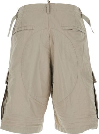 Dsquared2 Mens Shorts Beige Stretch Cotton