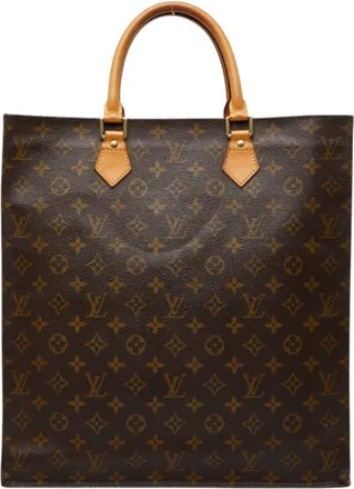 Louis Vuitton Brown Pvc Leather Handbag Tote Bag (Pre-Owned)