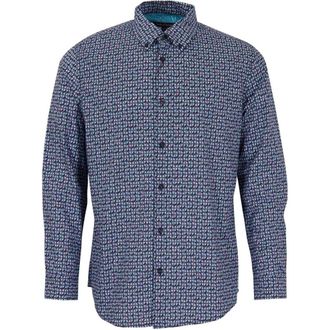 Lords of Harlech Morris Button-Up Shirt in Ibiza Petal Teal at Nordstrom, Size Xx-Large