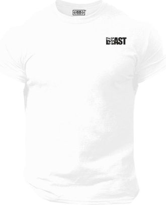 Generic Beast Gorilla T Shirt Pocket Gym Clothing Bodybuilding Training Workout Exercise Boxing MMA Gymwear Top - | Black Print | (UK, Alpha, L, Regular, Regu