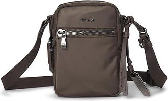 Tumi Persia Crossbody Cross Body Womens Handbags Mink, Leather/Nylon