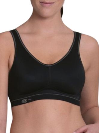 Anita Womens Light & Firm Sports Bra - Black polyamide - Size 32F