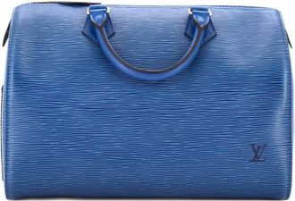 Louis Vuitton Speedy handtas Epi leren 30 tas - Blauw