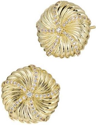 Savvy Cie Jewels Star Dollar Stud Earrings in Gold at Nordstrom Rack
