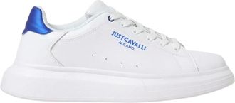 Just Cavalli Schoenen, Dames, Wit, 44 EU, Platform Low Top Sneaker