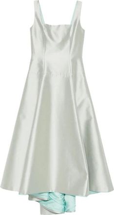 Fely Campo Square Neck Sleeveless Dress - Dames - Avondkleed - Groen - XS - Kleedjes