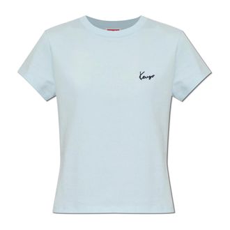 Kenzo Dames, Tops, Blauw, Maat: XS Katoen
