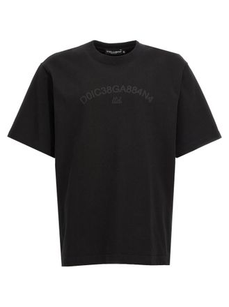 Dolce & Gabbana Black Graphic T-Shirt