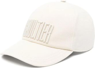 Jean Paul Gaultier Cappello da baseball con ricamo - Toni neutri