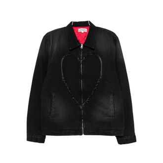 Carne Bollente Hombre, Chaquetas, Negro, Talla: M