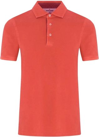 Gran Sasso Polo Shirt - Heren - Polos - Rood - 4XL - Katoen - Tops
