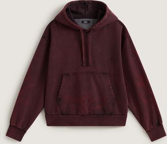 Vans Mens Dayana Tribal Flame Pullover - Red - Size X-Large