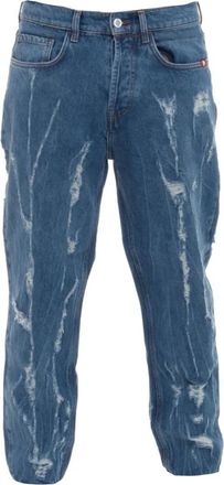 Amish Extreme Slim-fit Jeans - Heren - Slim Fit Jeans - Blauw - W30 - Katoen - Jeans