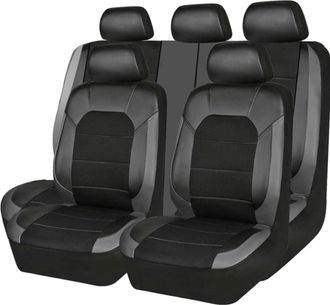 OEM Fundas Y Cojines Para Asientos De Coche, Compatibles Con La Mayor&iacute;a De Los Coches - Gris