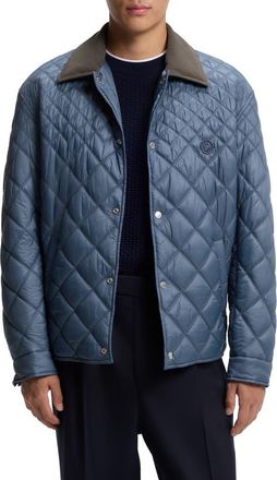 BOSS Cosmix Quilted Jacket in Open Blue at Nordstrom, Size 36Regular