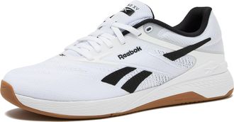 Reebok Nano X5 Mens Shoes, Cross Training and Light Running Sneakers for Men, Footwear White/Black/Reebok Rubber Gum 04, 15.5 Women/14 Men